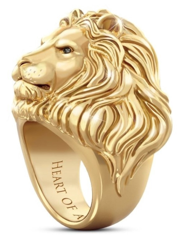Sygnet Ring Lion Lion King Box R9 C808