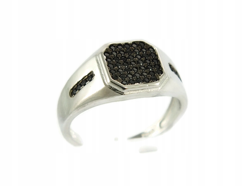 UNISEX STRIEBORNÝ SIGNÁL S ZIRKÓNIOU PR.925 R.28 (L.