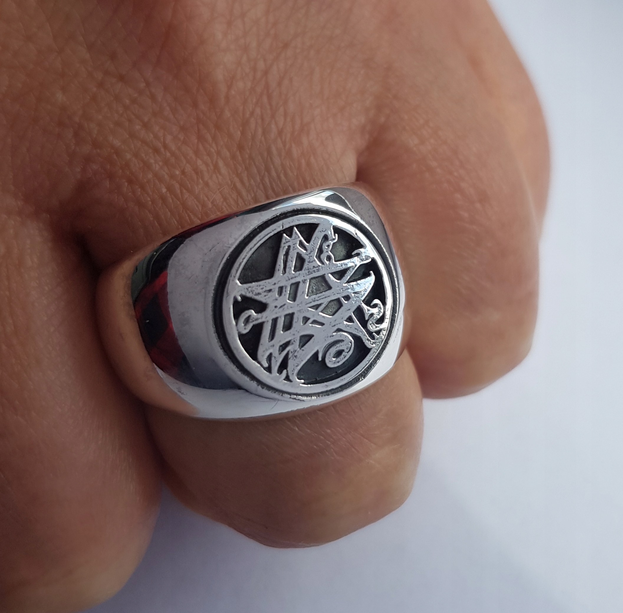 Sygnet Vader-Necronomicon vyrobený zo striebra 925-Producent