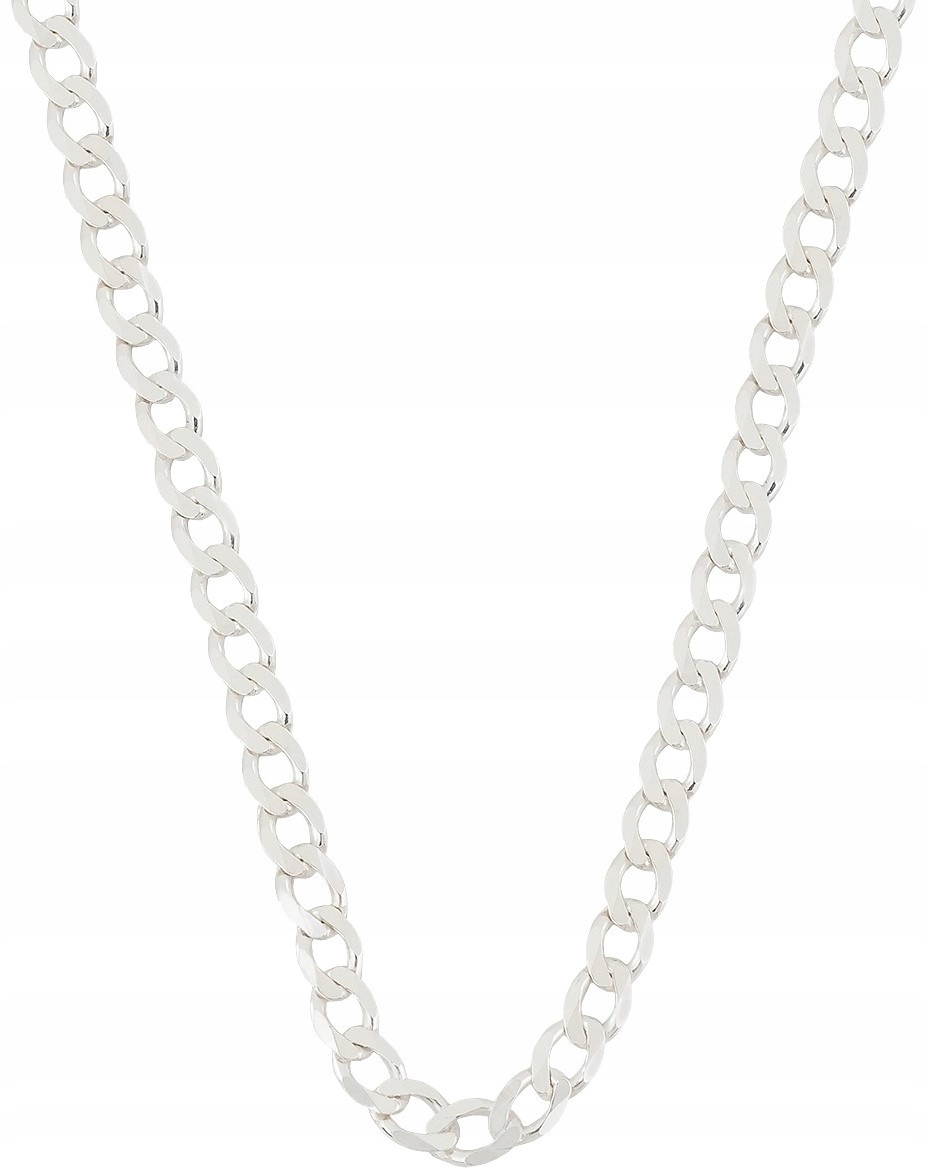 Široký strieborný reťazec 925 Pánsky stimulátor 60 cm