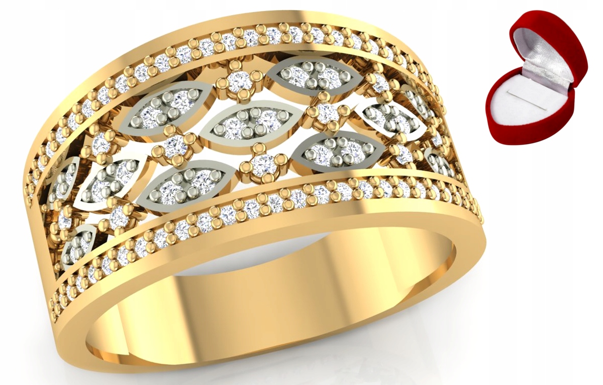 WIDE RING GOLD 333 VEĽKÁ OTVORENÁ