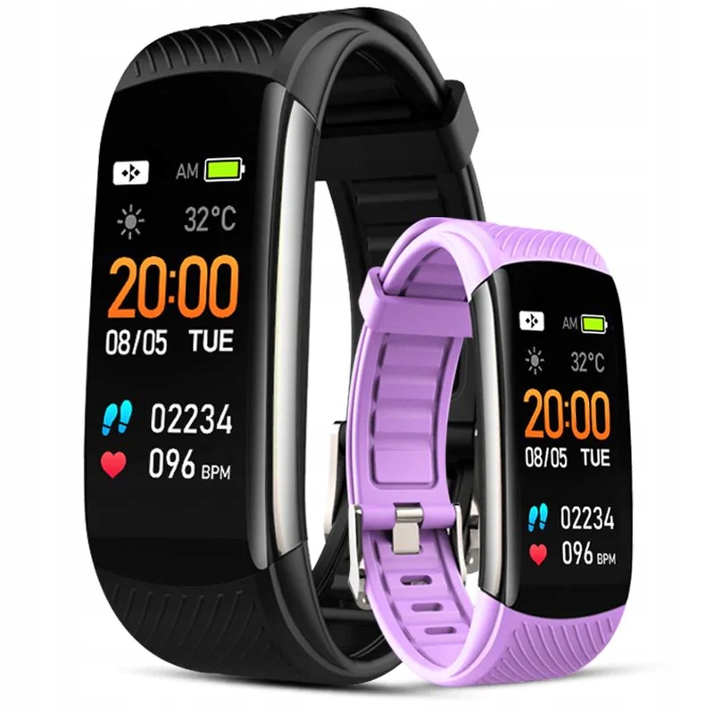 Unisex hodinky - SmartBand Giewont Black GW200-8 + pás