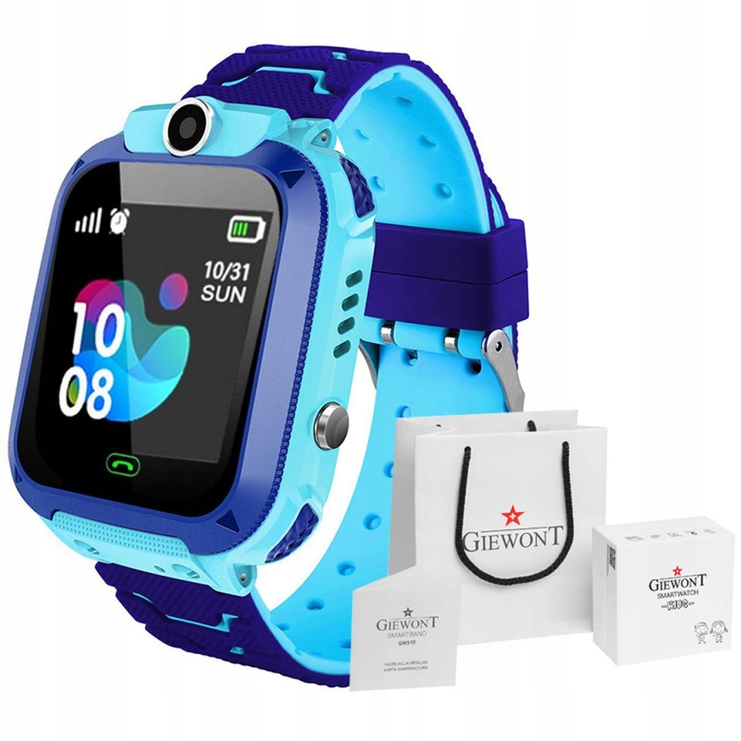 Detské hodinky - Detské smartwatch Giewont SIM SOS GW510-2 Blue