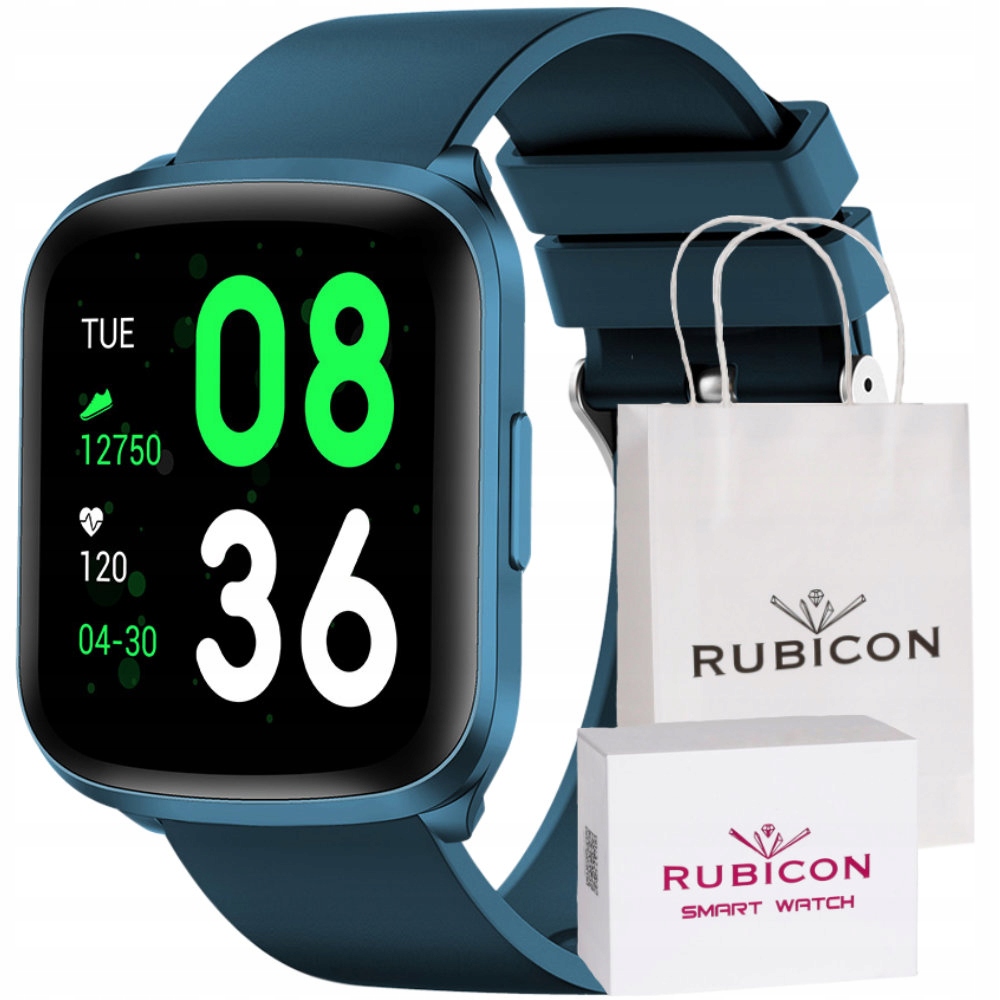 Unisex hodinky -  Smartwatch Rubicon hypoalergénne oznámenia