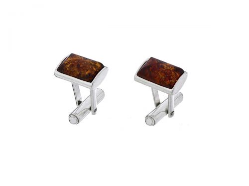 Manžetové gombíky a koňak Amber