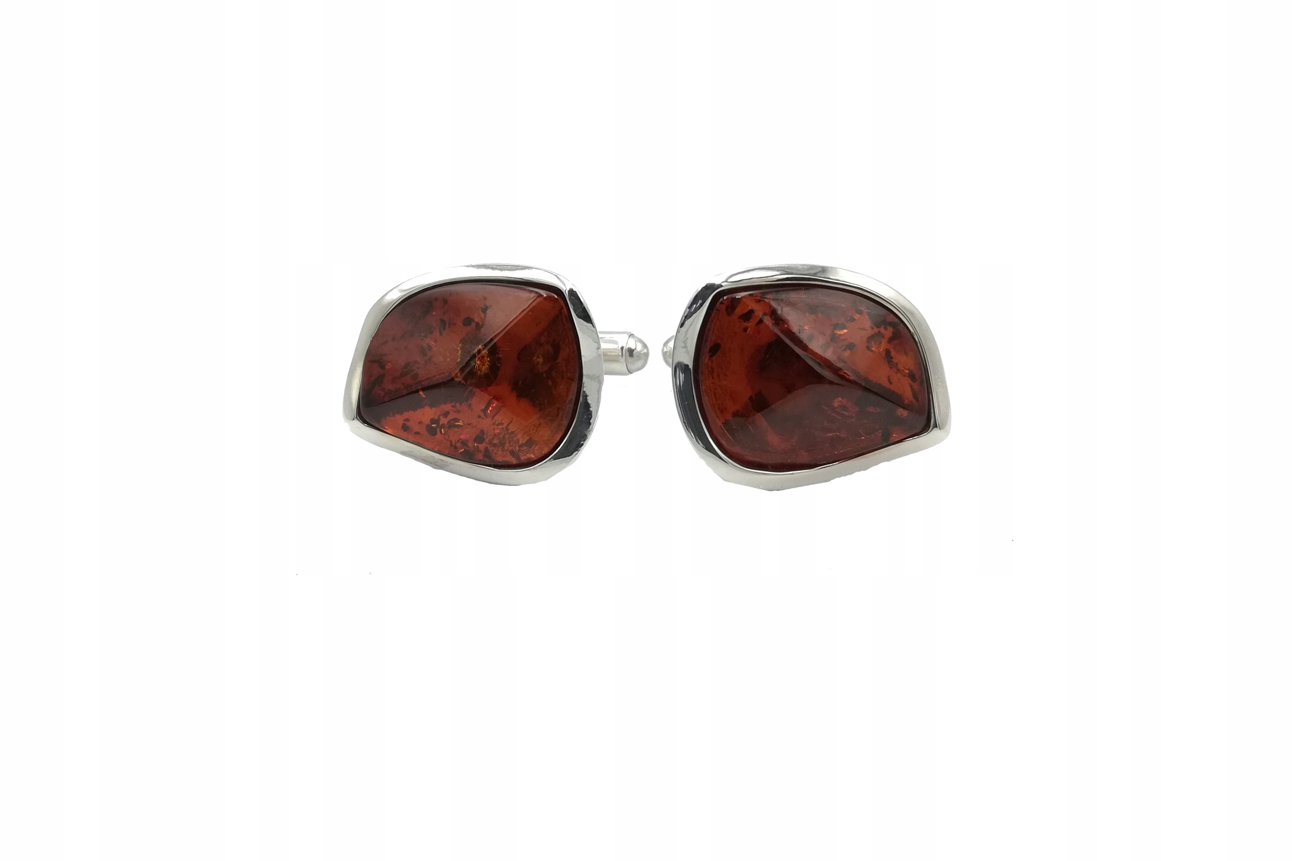 CuffLinks Cognac Cognac Silver 925 Amber