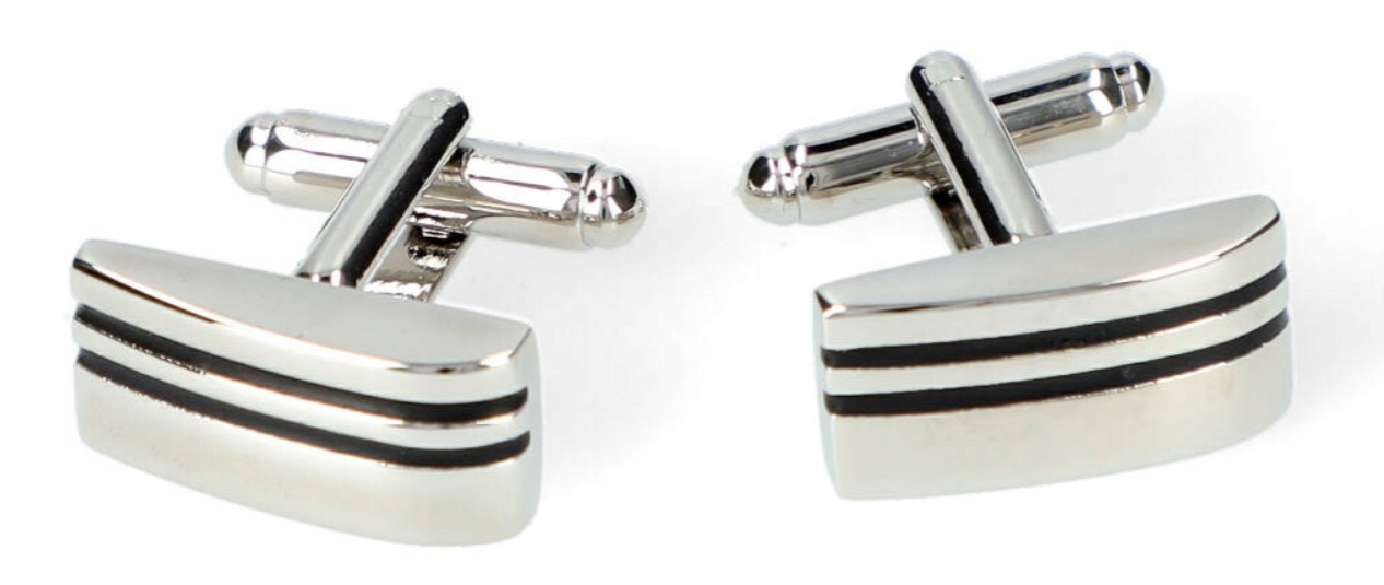 Cufflinks Silver Lancerto 207 obdĺžnik