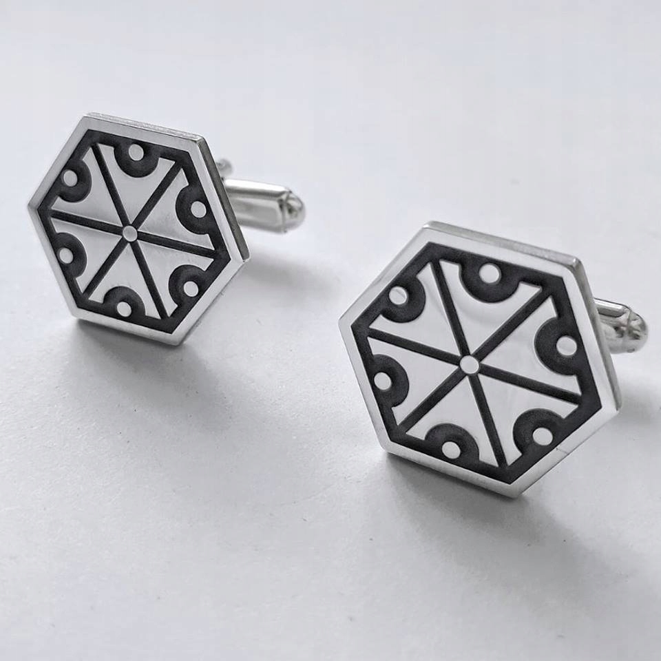 Manžety košele cufflinks symbol peruna striebro