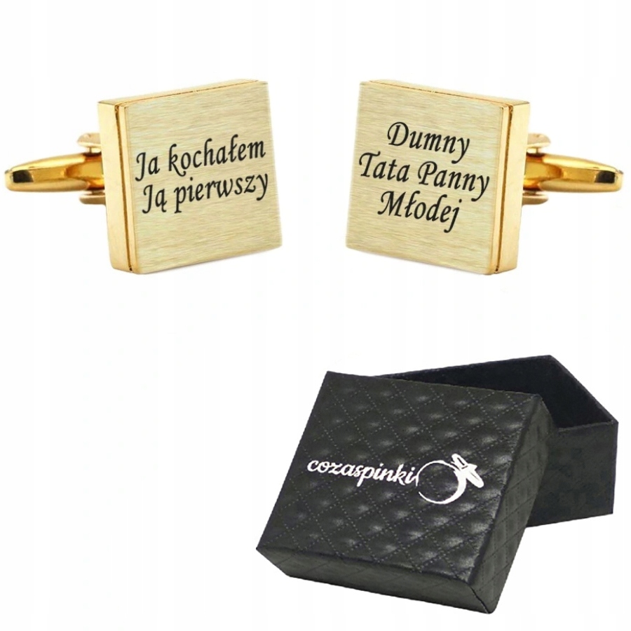 CuffLinks hrdý otec na svadbu nevesty