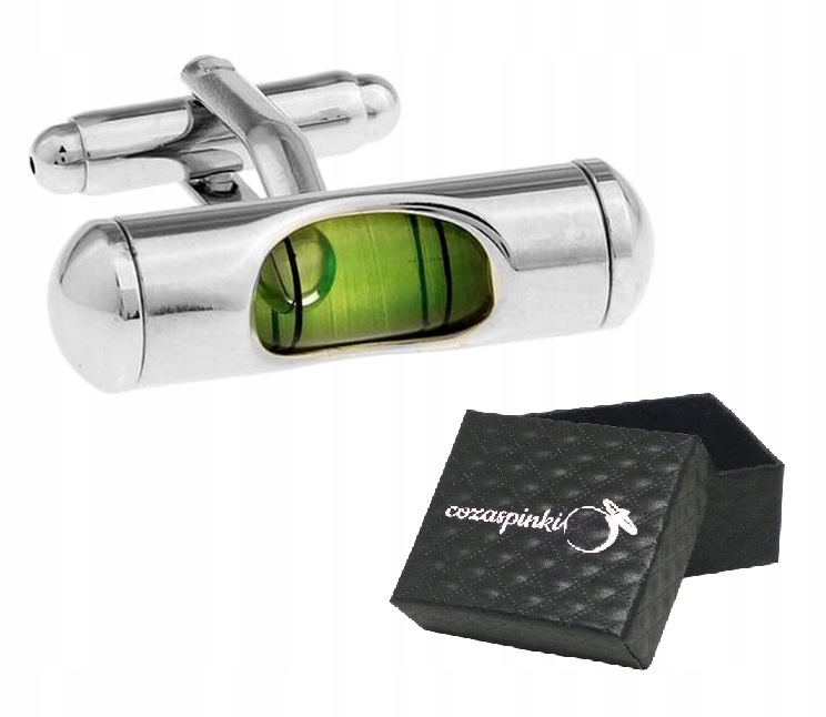 CuffLinks Cufflinks Green Level + Box