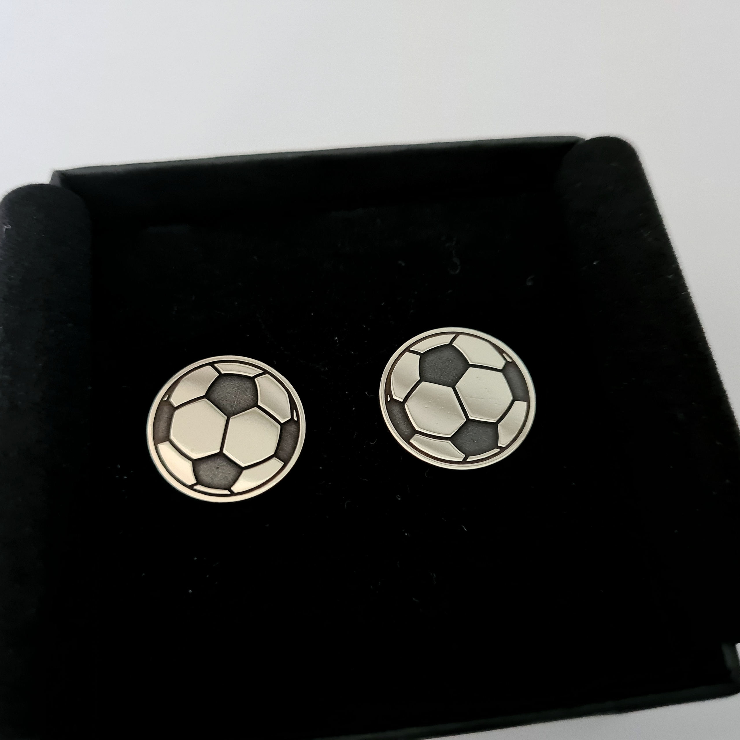 CuffLinks Football Silver 925