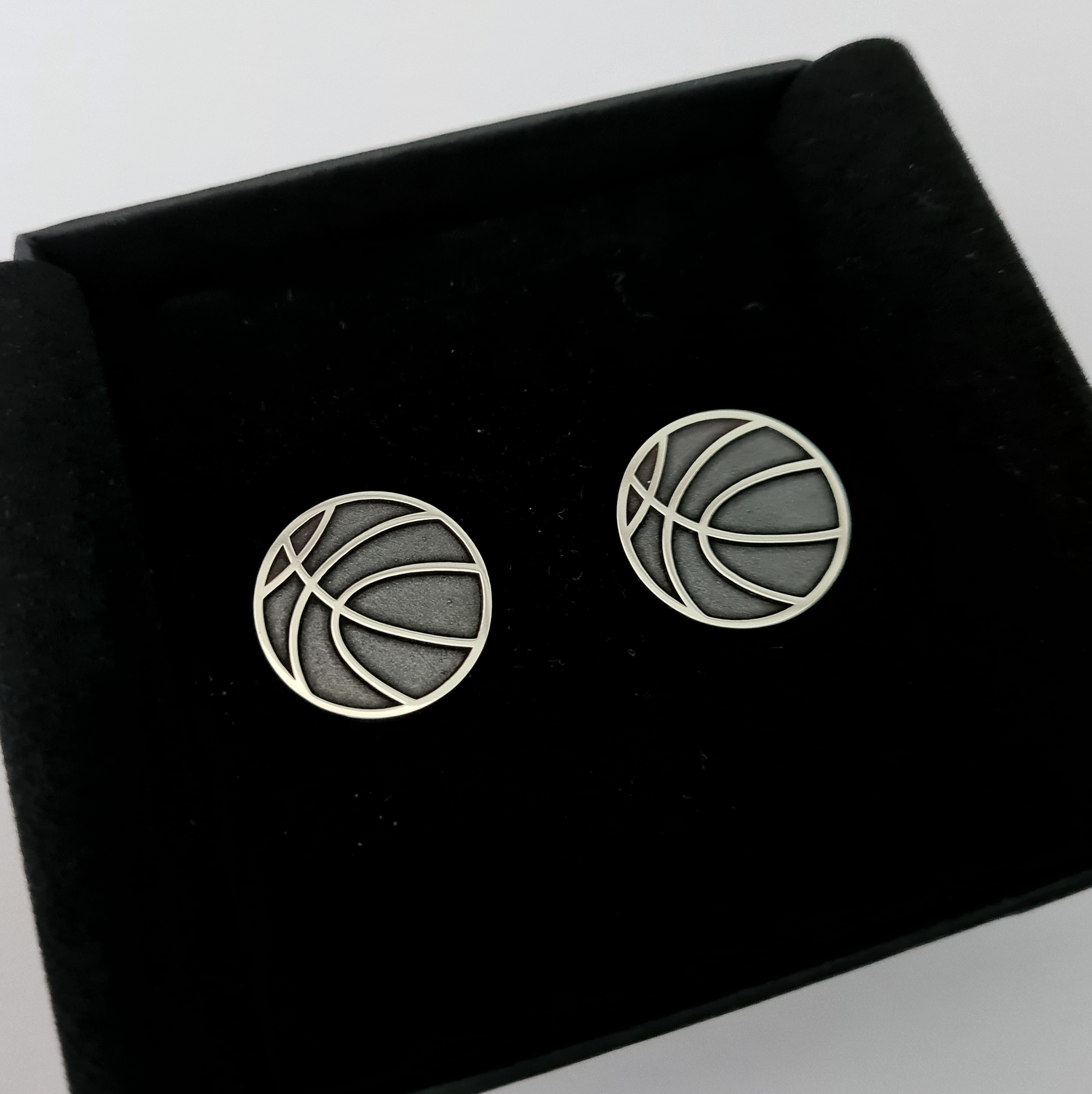 CuffLinks basketbalové manžety striebro 925