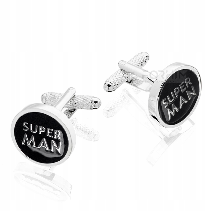 CuffLinks Super Man Onyx-Art London Cufflinks.