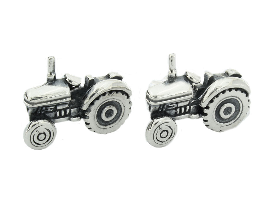CuffLinks traktor manžetové gombíky s striebrom Ursus