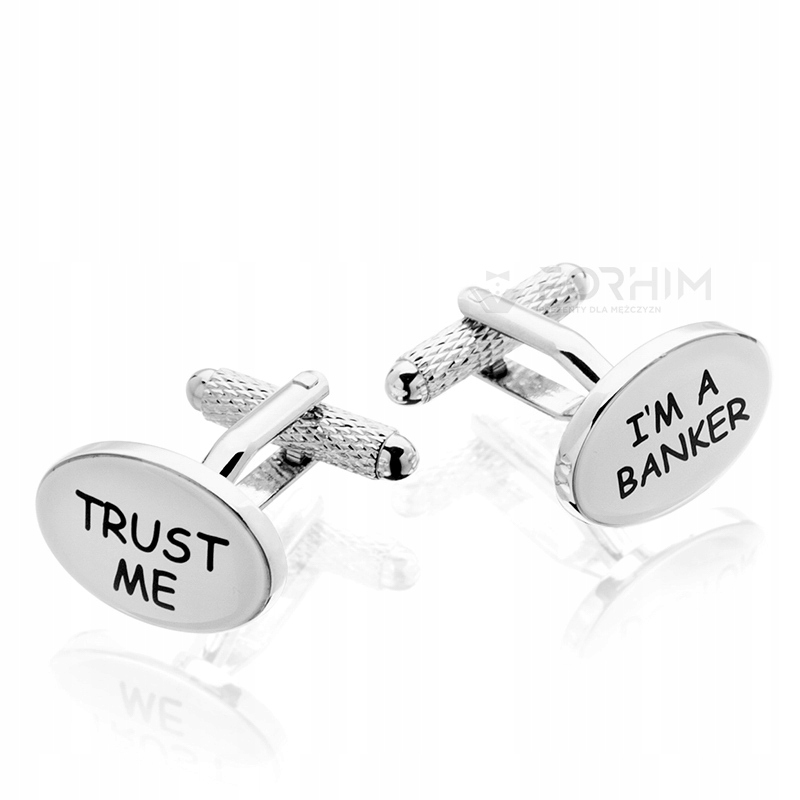 CuffLinks pre bankár Onyx-Art London.