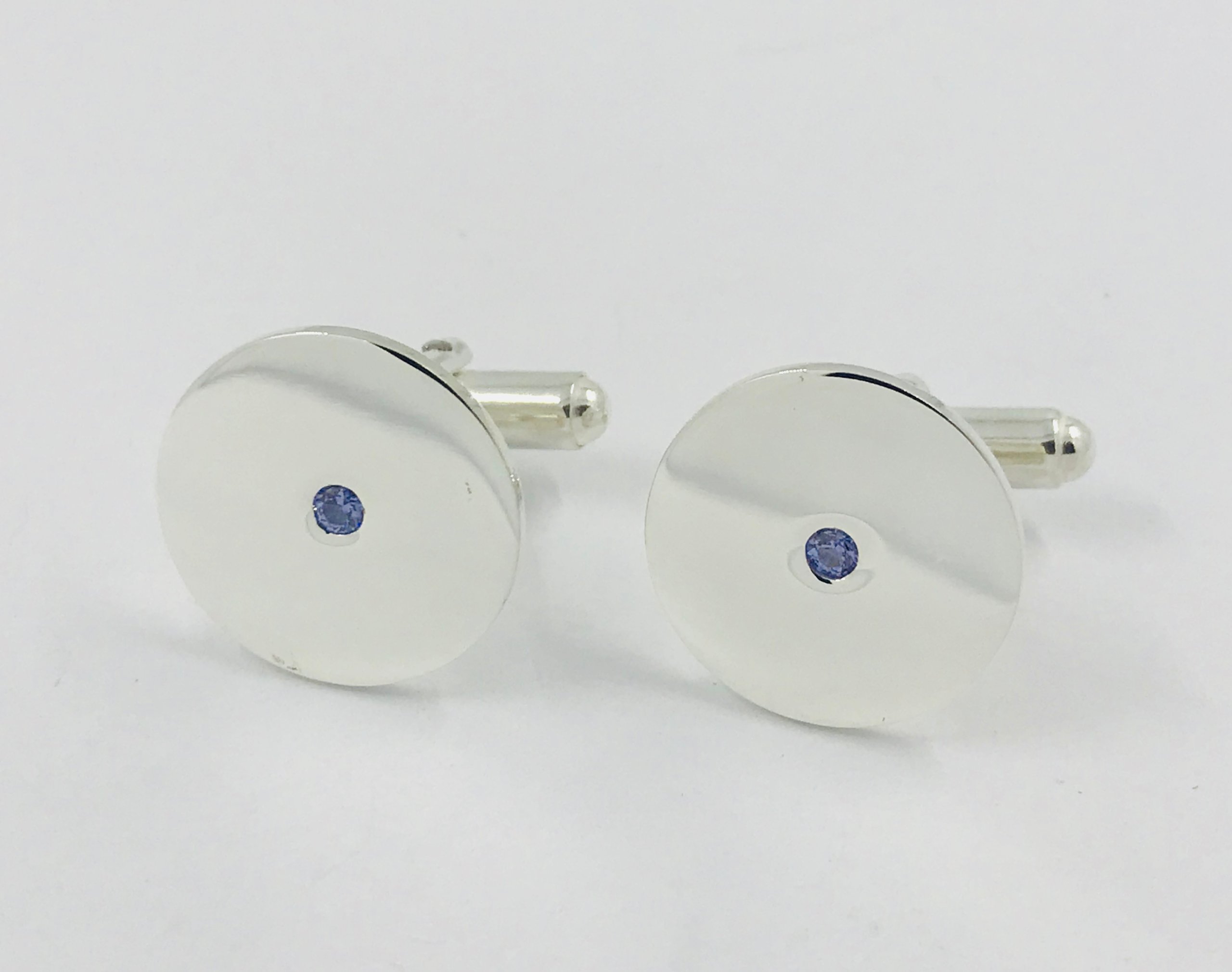CuffLinks Tanzanit Cufflinks - Silver 925