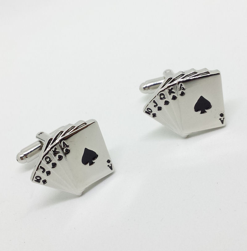 CuffLinks Cufflinks karty pre svadobnú svadbu pre hru Poker