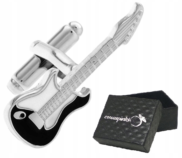 CuffLinks pre gitarovú košeľu pre hudbu
