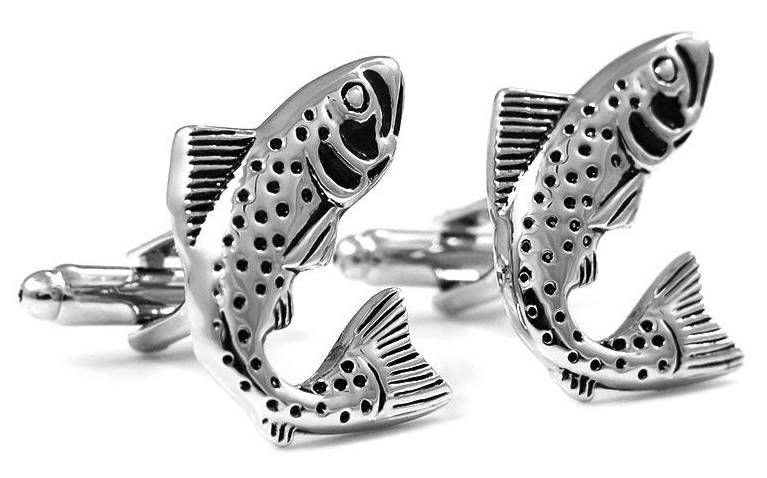 CuffLinks pre u92 rybí košeľové gombíky pre rybára