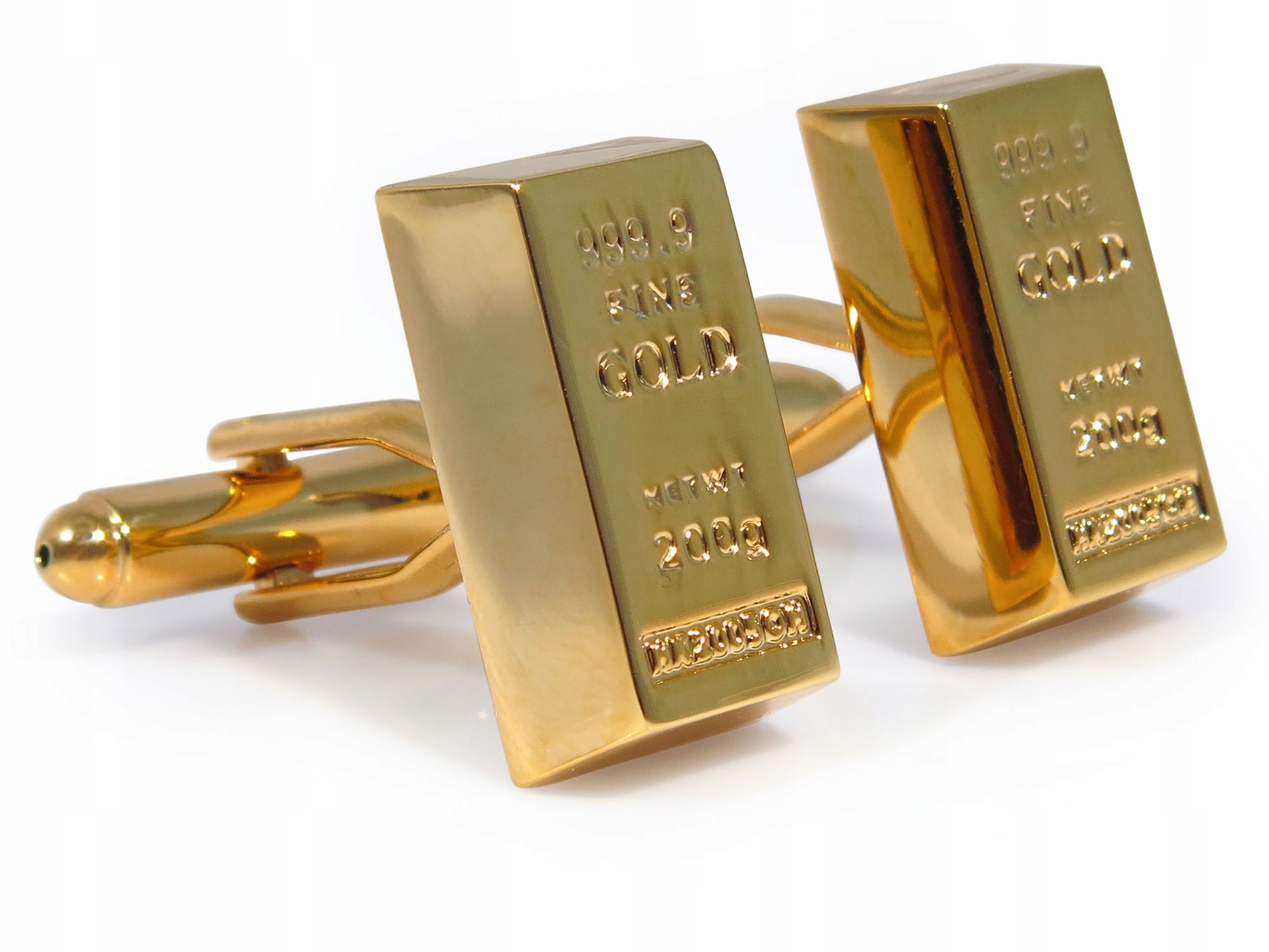 Cufflinks - zlaté stĺpce U234 + puzdro