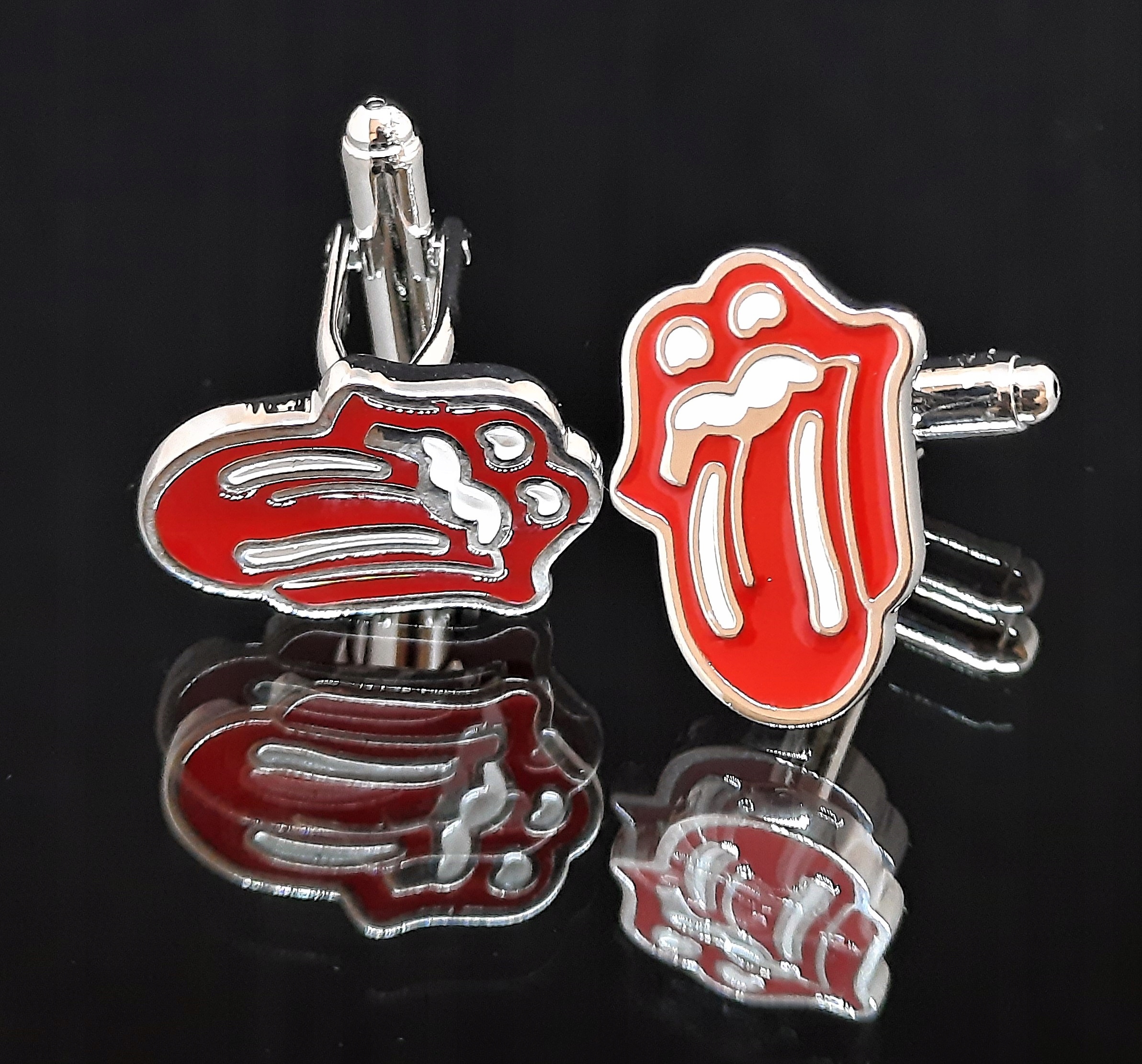 Cufflinks Pattern Rolling Stones