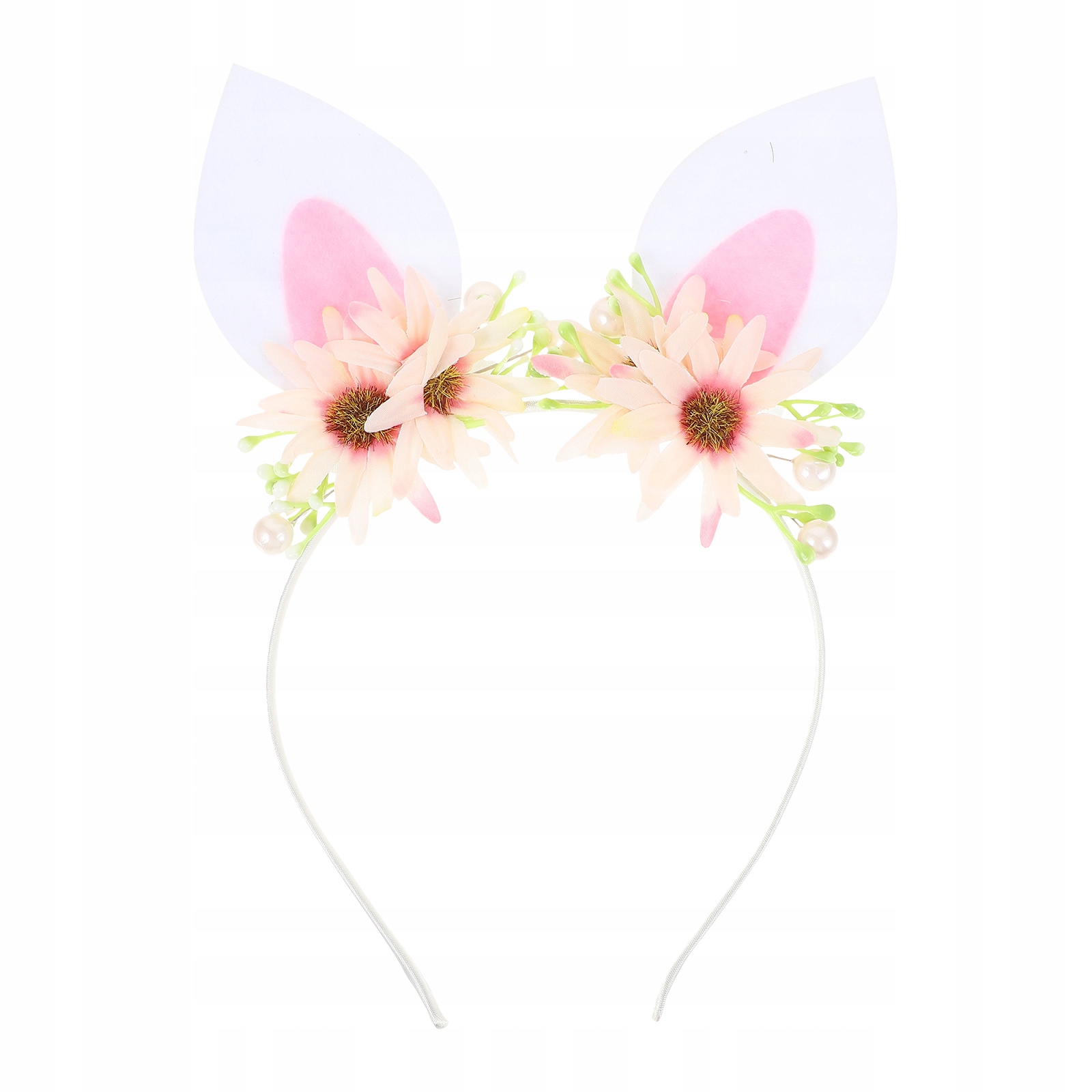Spring Bunny Ears Head Band Flower Bunny
