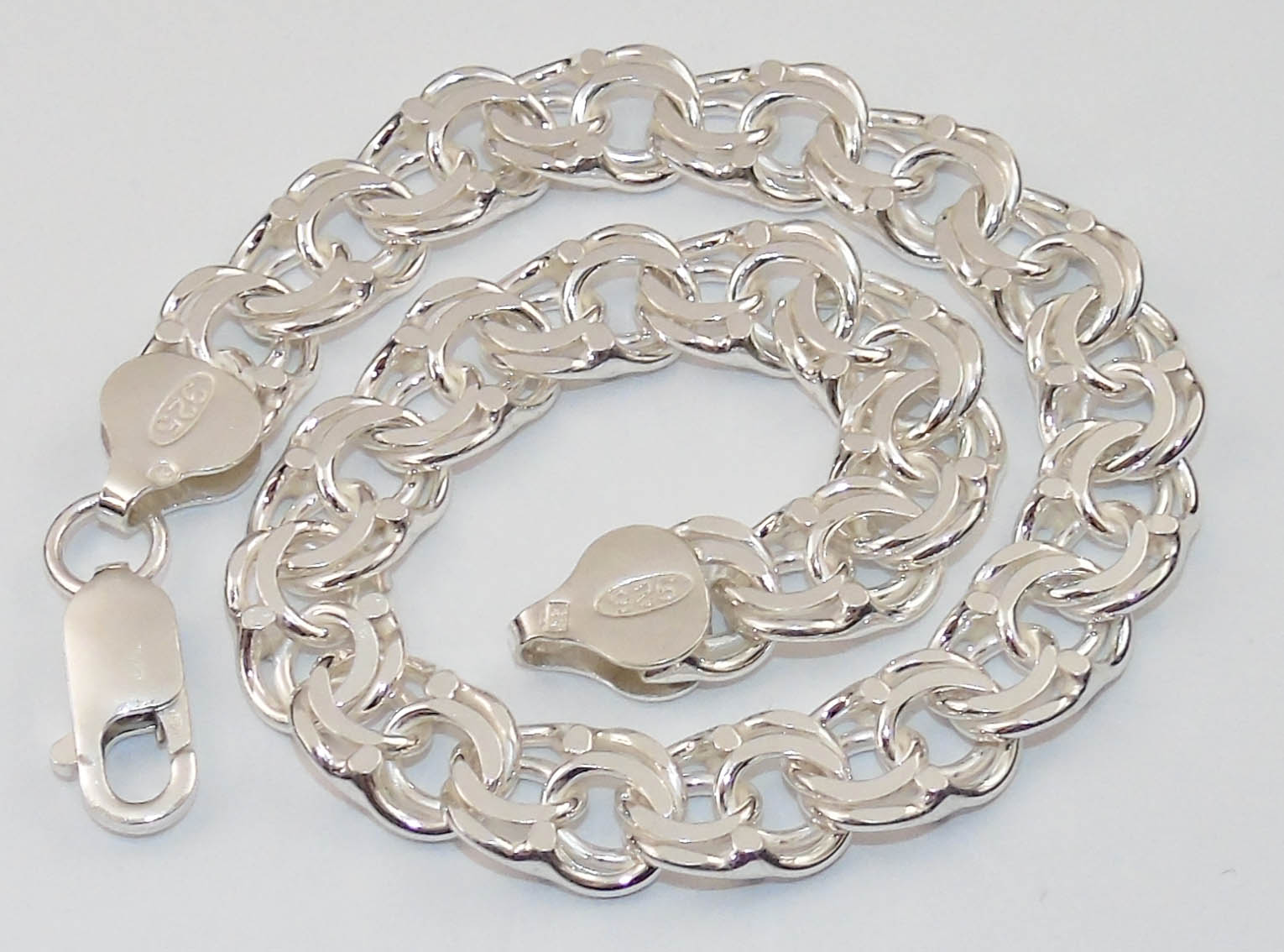 Náramok Silver Galibardi 8,1 mm darček 23 cm