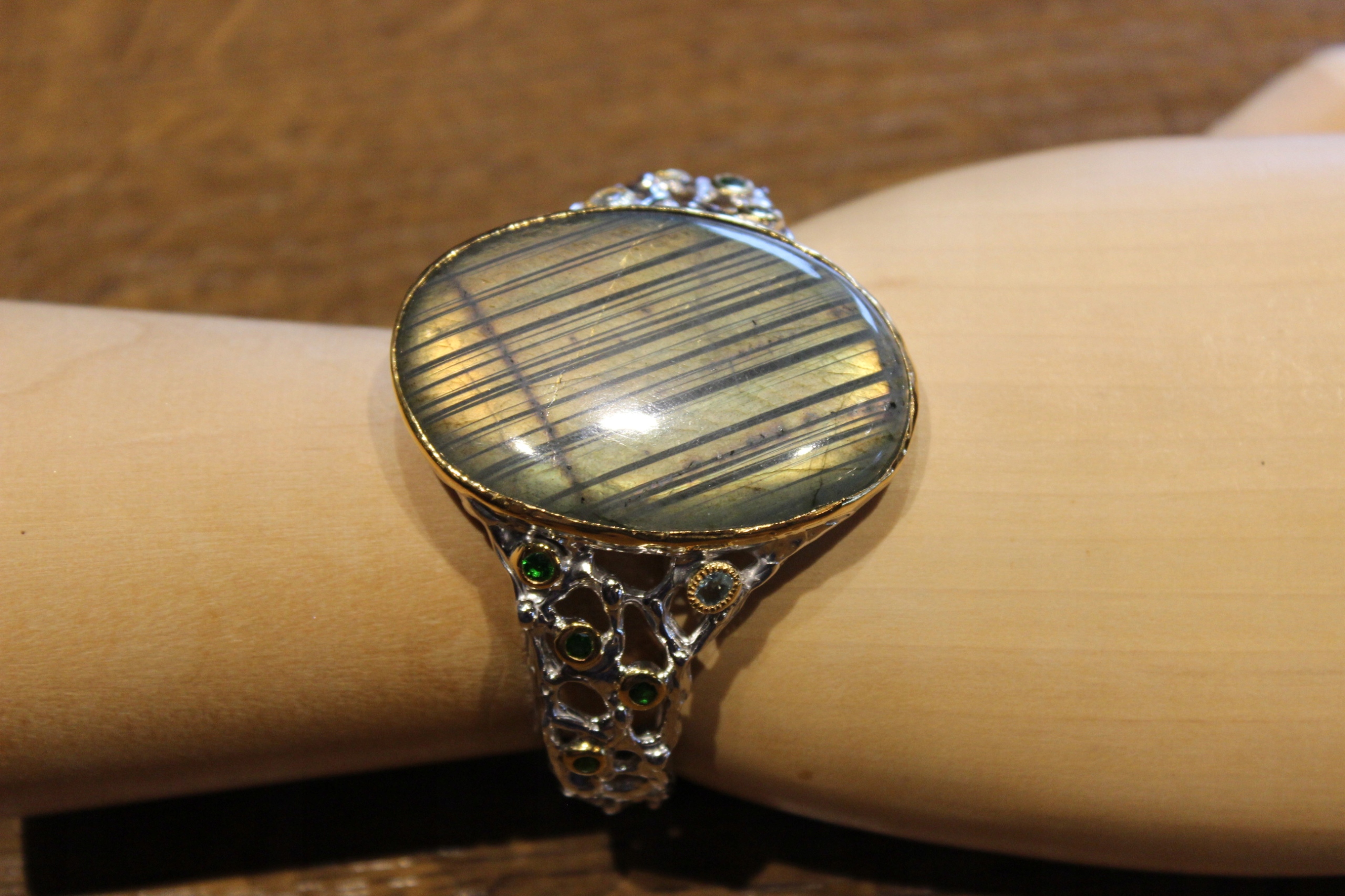 Strieborný labradorit aquamarine 925