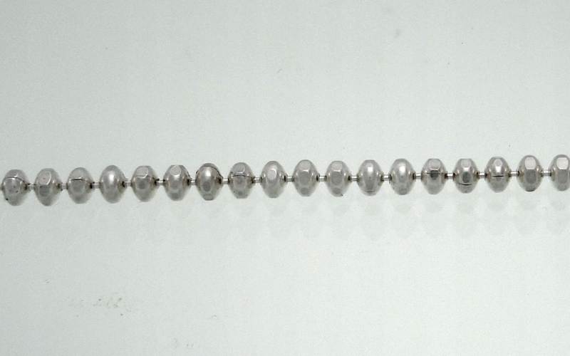 Striebro 18,5 cm náramok, granule