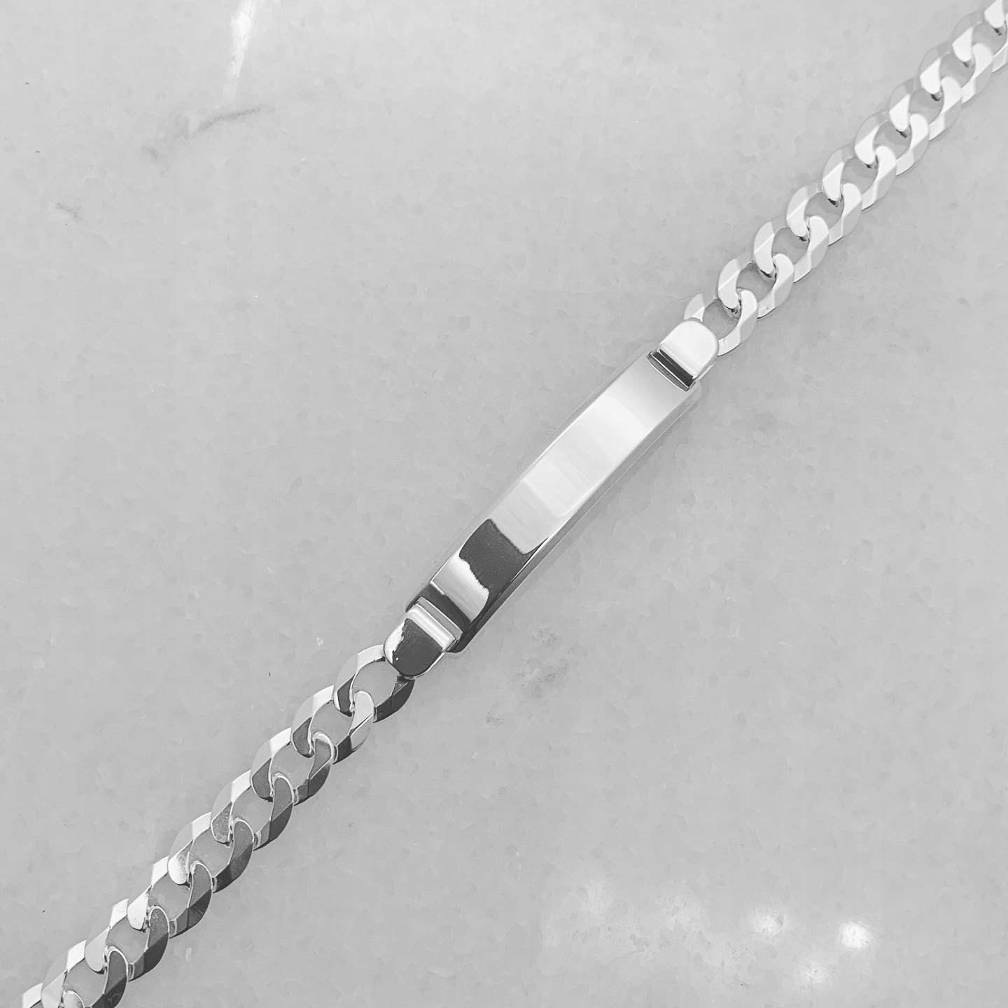 Strieborný náramok s podnosom na pečenie 8/7,3 mm 925