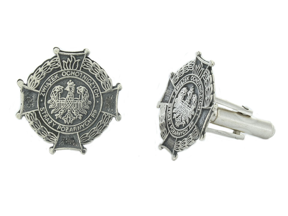 Striebro 0,925 CUFFLINKS Fire aktovka