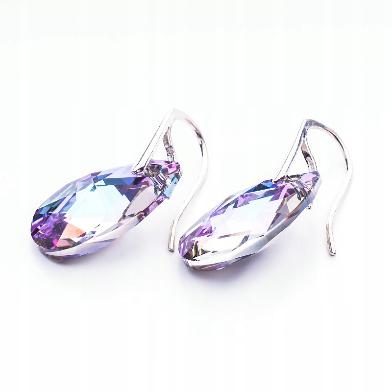 Striebro 925 náušníc z Kr. Swarovski mandle 22 VL