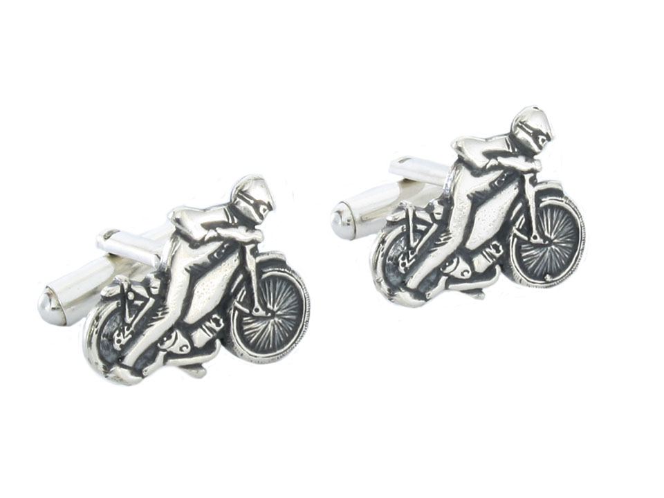 Striebro 925 CUFFLINKS RIDER RIDER 02 Slag