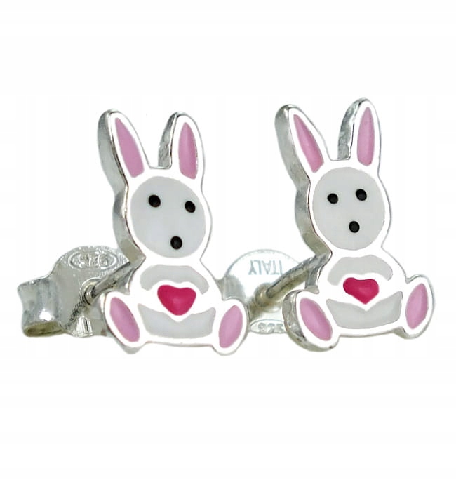Strieborné náušnice Bunnies, Bunnies!