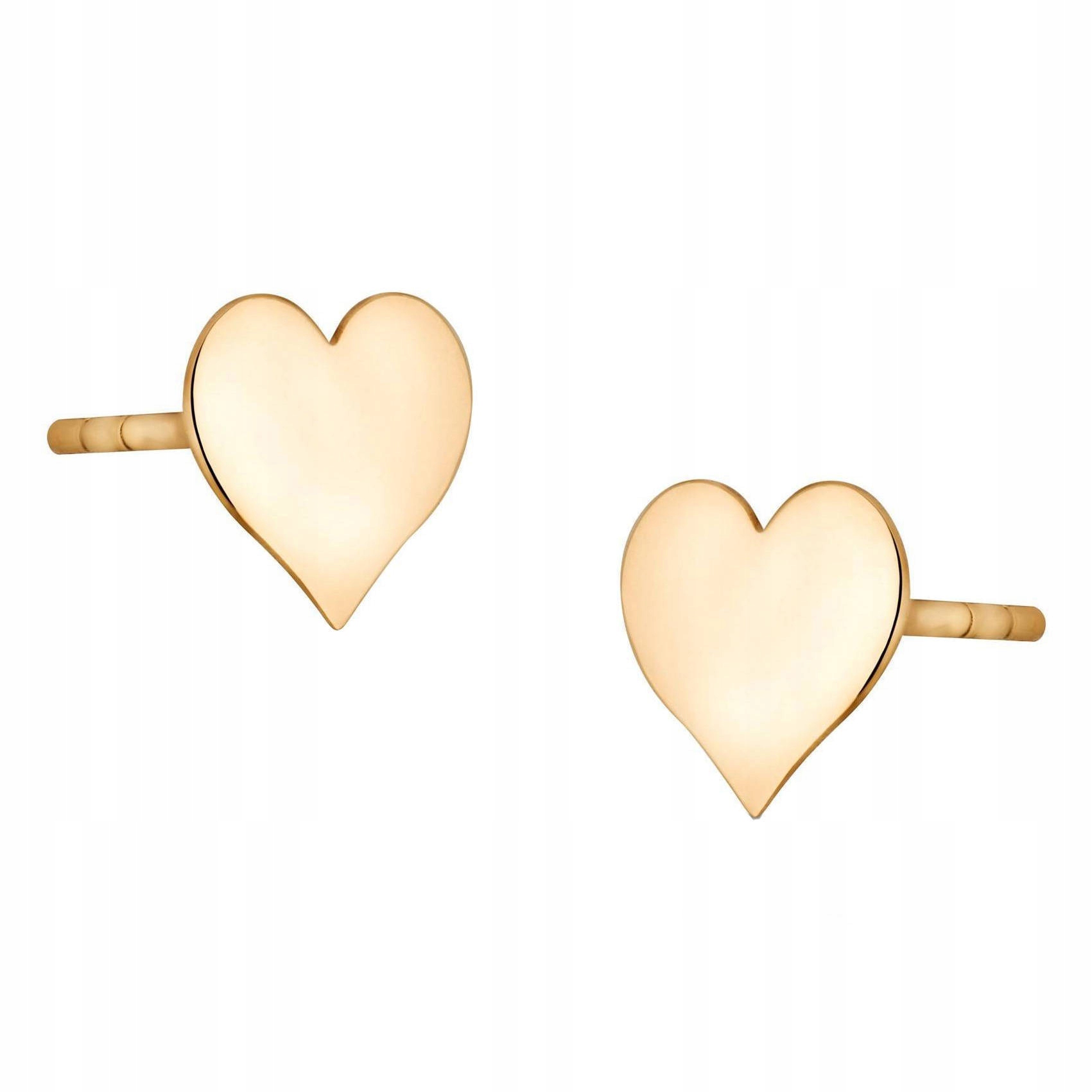 Strieborné náušnice 925 Celebrity Heart 6 mm