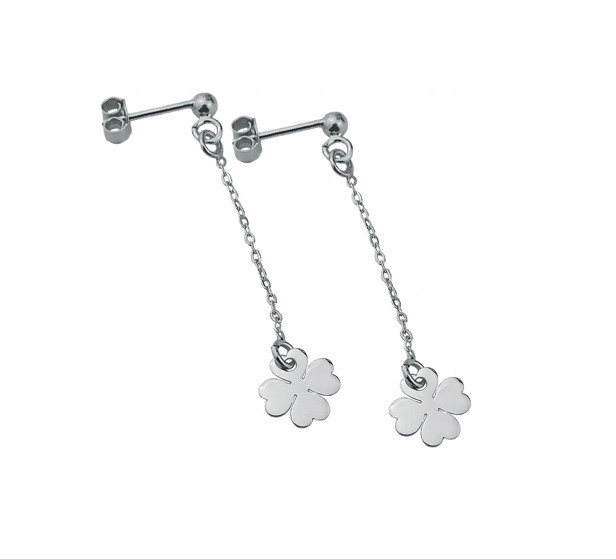 Strieborné visiace náušnice Celebrity Clovers 925