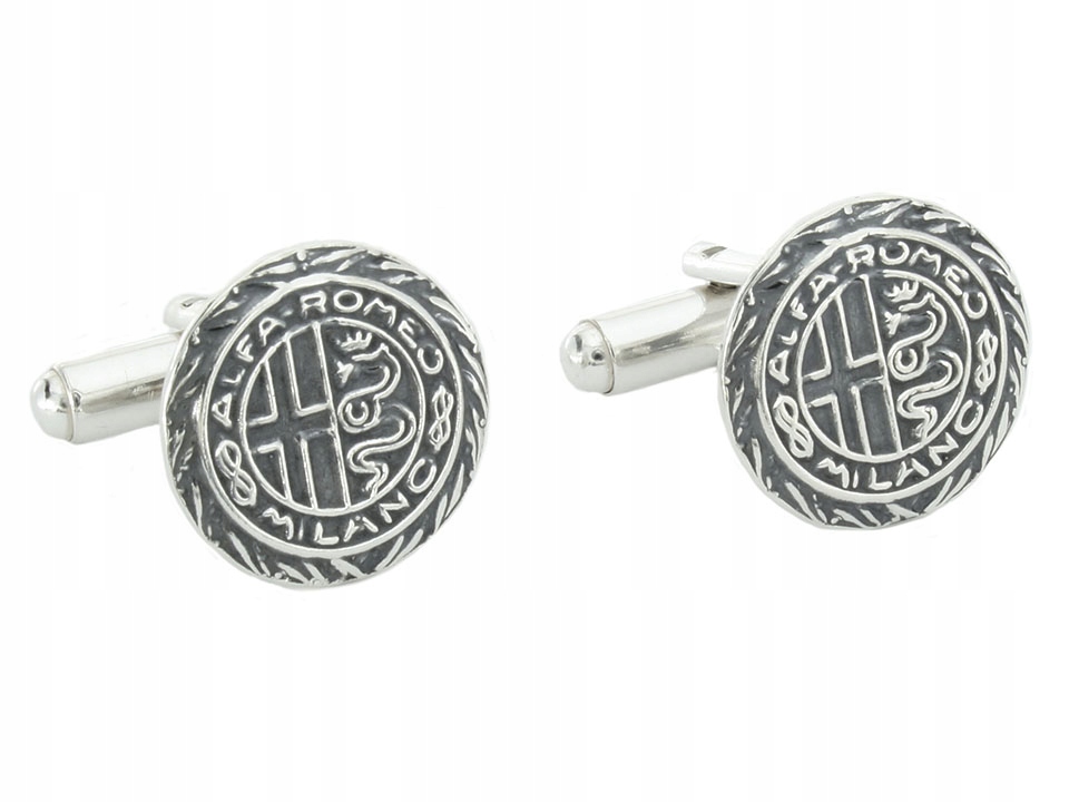 Strieborné manžetové gombíky Alfa Romeo Mito 22 Cufflinks 22