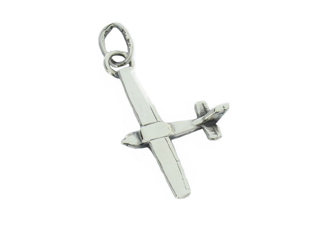 Striebro 0,925 Pendant Cessna Avionette Aircraft 01