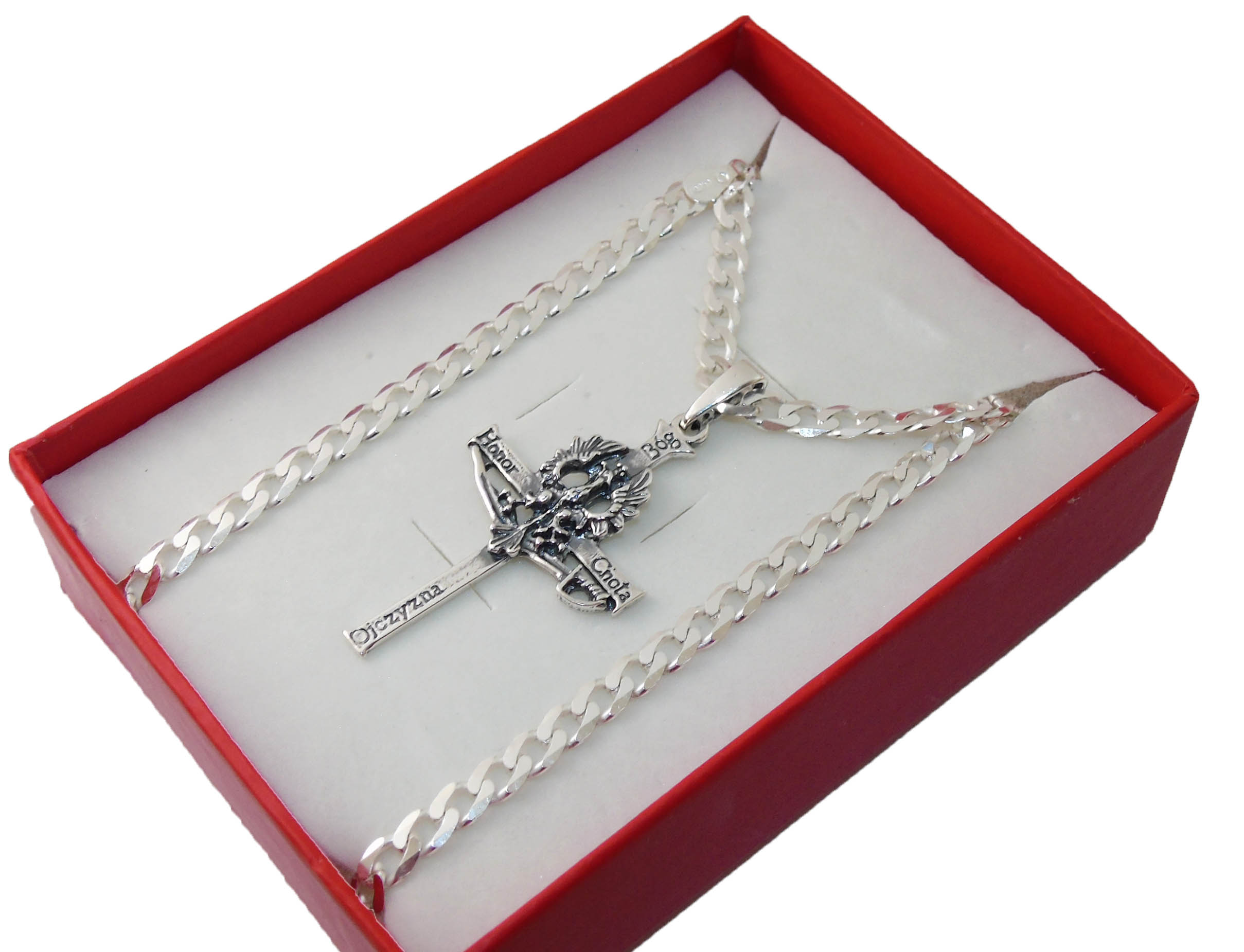 Silver Cross God Honor Homeland Cnosti +Paddle