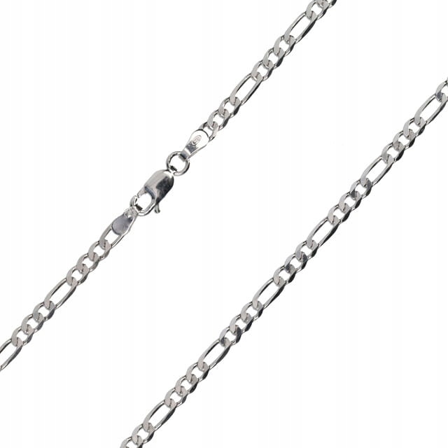 Silver Verona Chain/Áno Ilr00m4 Figaro