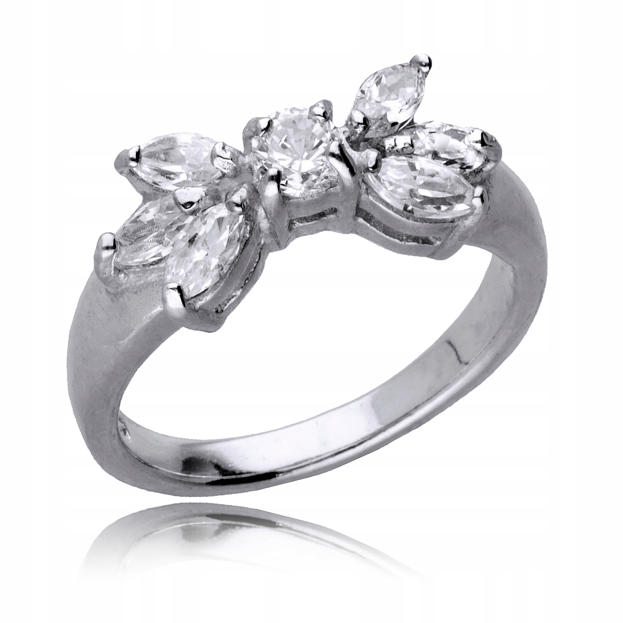 Strieborný prsteň s kubickým zirkónom SILVER 925 r16
