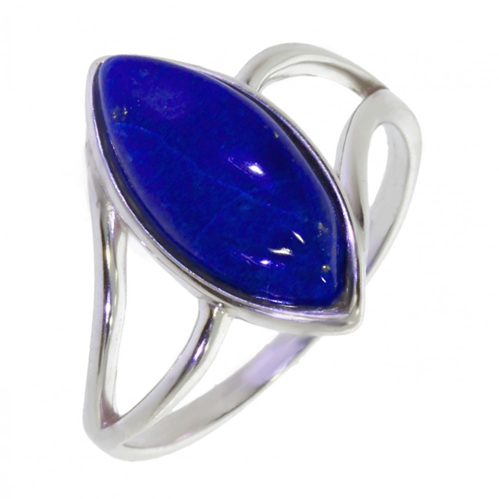 Strieborný prsteň s Lapis Lazuli 26-27