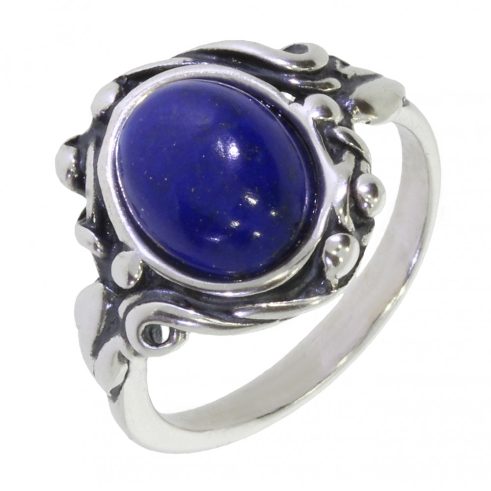 Strieborný prsteň s Lapis Lazuli 34-03