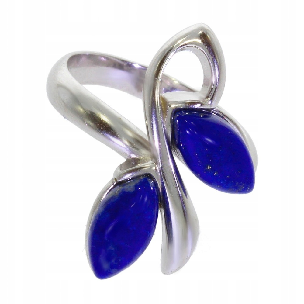 Strieborný prsteň s Lapis Lazuli 42-24