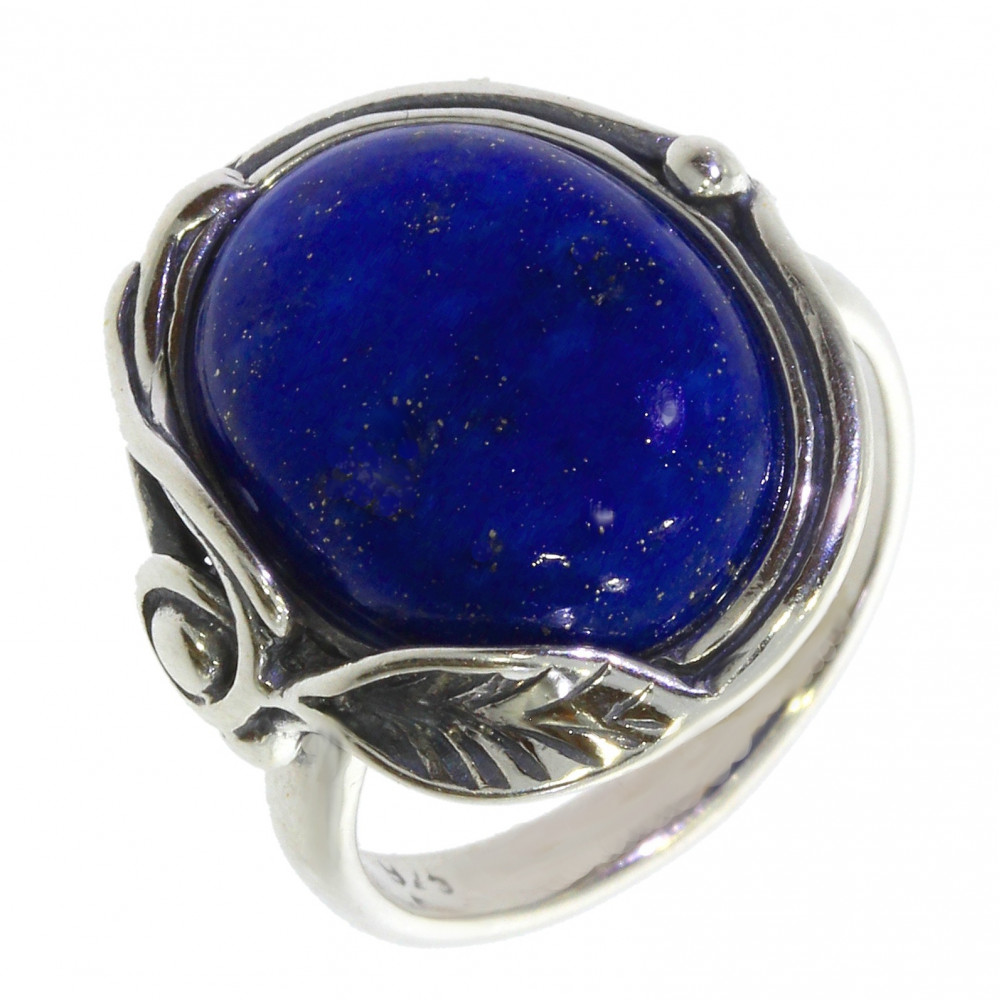 Strieborný prsteň Lapis Lazuli 54-12