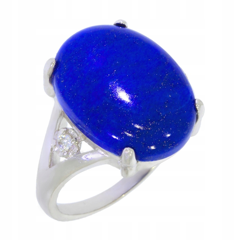 Strieborný prsteň s Lapis Lazuli 58-07