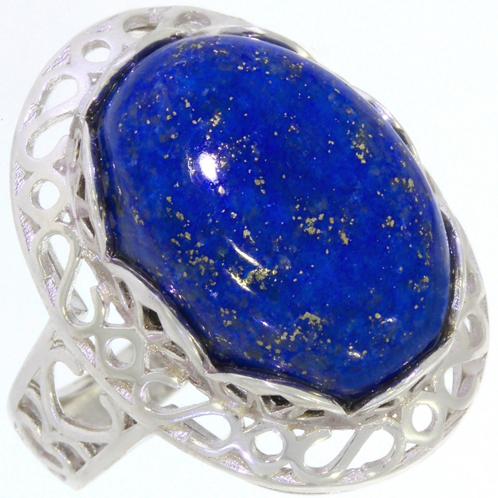 Strieborný prsteň s Lapis Lazuli 62-04