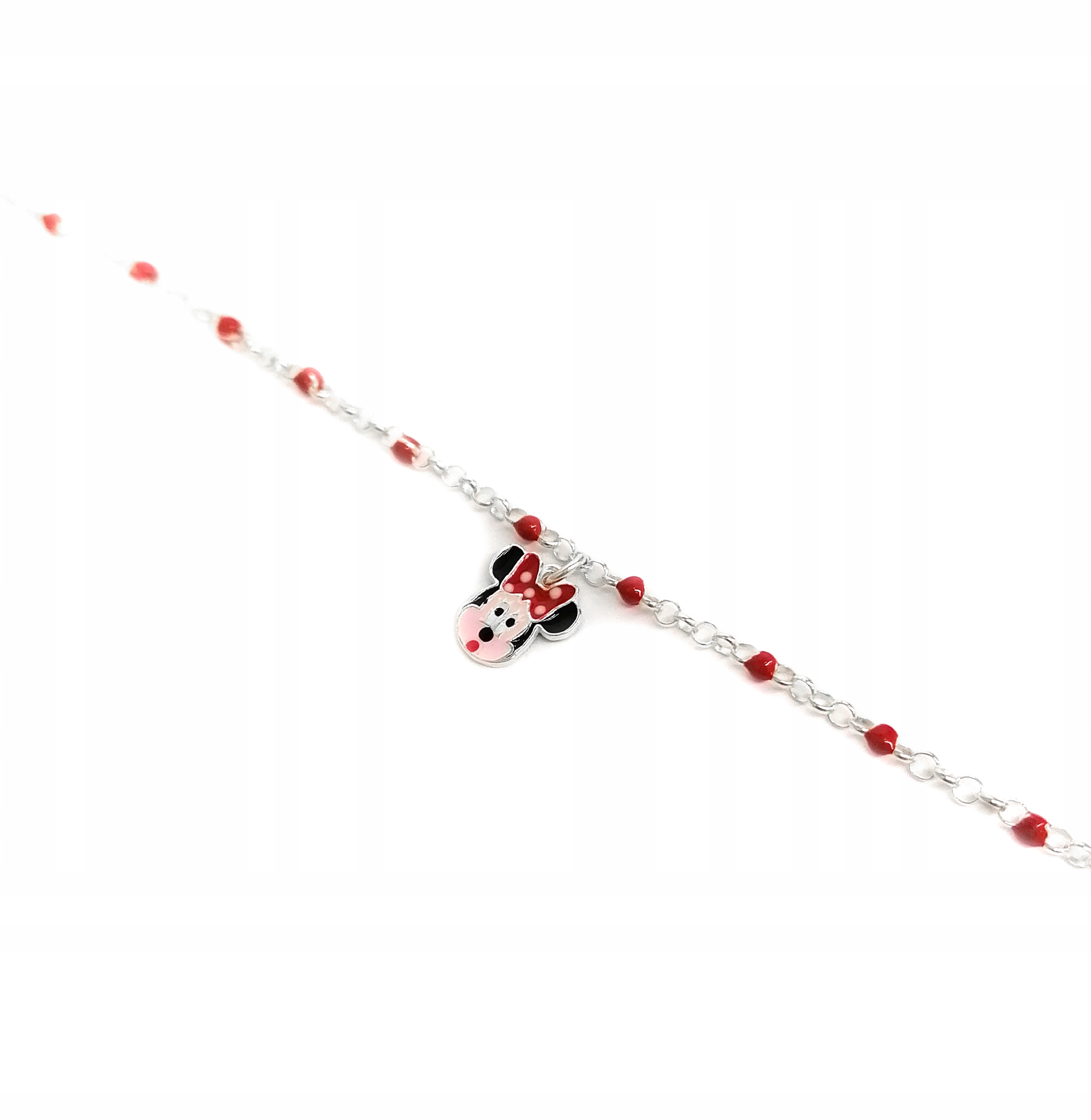 Detská strieborná retiazka s myšou 2,94 g 40 cm .M