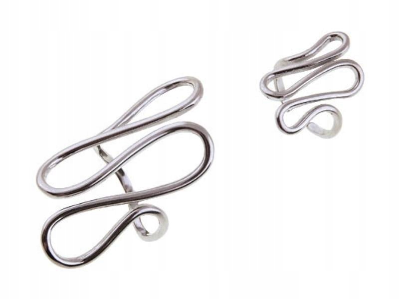 Strieborný prsteň 925 Wavy Wire 17R
