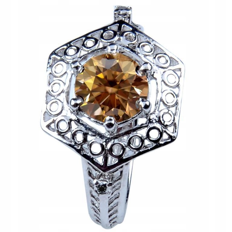 Strieborný prsteň s 1,56 ct moisanitom